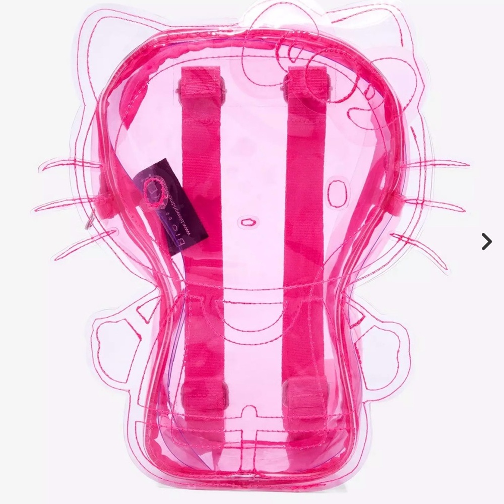 Pink Transparent Character Backpack